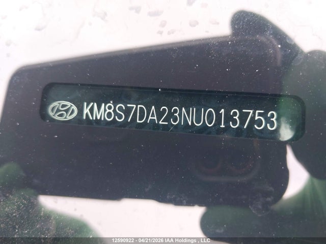 Продаж на аукціоні авто 2022 Hyundai Santa Fe Luxury Plug-in Hybrid Awd, vin: KM8S7DA23NU013753, номер лоту: 12590922