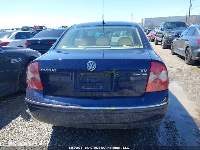 Aukcja sprzedaży 2003 Volkswagen Passat Glx 4motion, vin: WVWTH63B73P268805, numer aukcji: 12590973