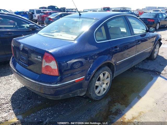 Aukcja sprzedaży 2003 Volkswagen Passat Glx 4motion, vin: WVWTH63B73P268805, numer aukcji: 12590973