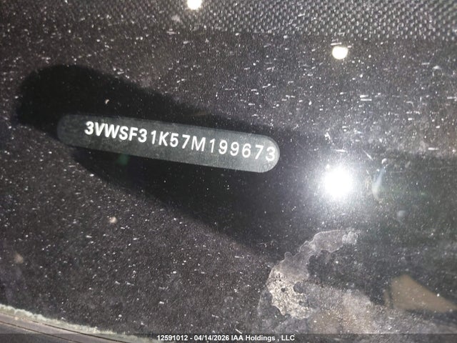 Aukcja sprzedaży 2007 Volkswagen Jetta 2.5 Luxury, vin: 3VWSF31K57M199673, numer aukcji: 12591012