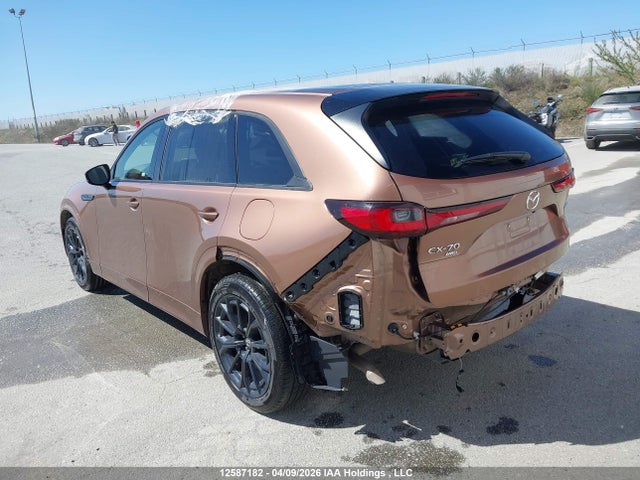2025 Mazda Cx-70 Mhev Gt მანქანა იყიდება აუქციონზე, vin: JM3KJDHDXS1122051, აუქციონის ნომერი: 12587182