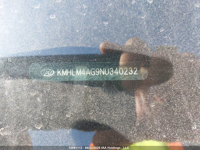 Продаж на аукціоні авто 2022 Hyundai Elantra, vin: KMHLM4AG9NU340232, номер лоту: 12591112