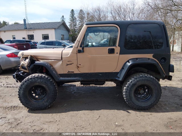 Продажа на аукционе авто 2000 Jeep Wrangler / Tj Sport, vin: 1J4FA49S4YP771027, номер лота: 12591125