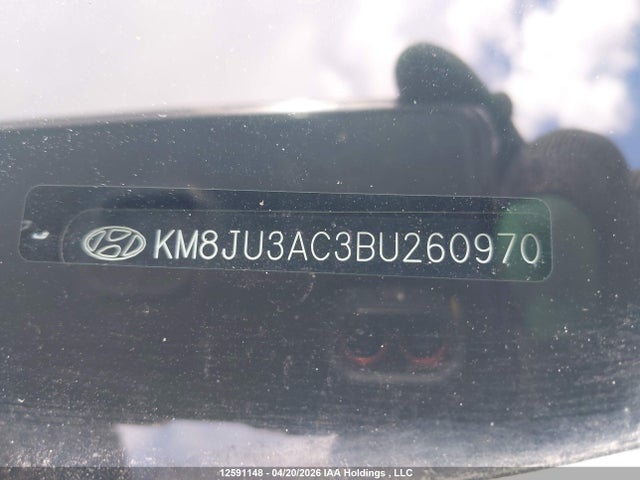 2011 Hyundai Tucson Gls/limited მანქანა იყიდება აუქციონზე, vin: KM8JU3AC3BU260970, აუქციონის ნომერი: 12591148