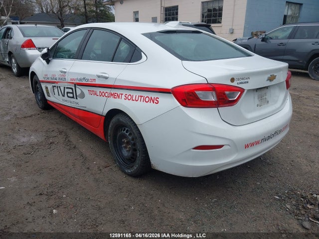 2017 Chevrolet Cruze Lt Auto მანქანა იყიდება აუქციონზე, vin: 3G1BE5SM0HS593475, აუქციონის ნომერი: 12591165