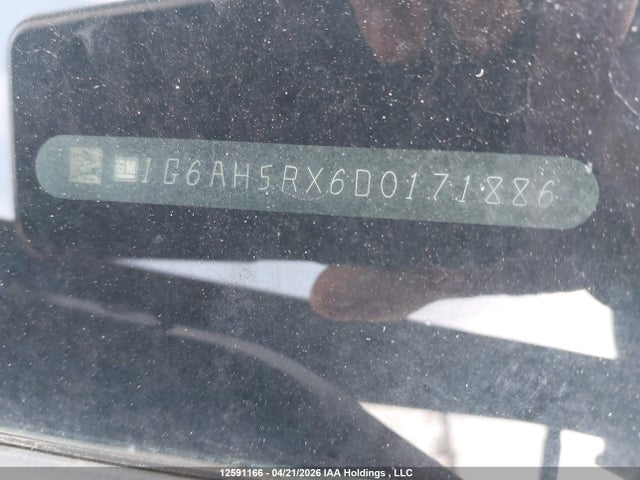 2013 Cadillac Ats მანქანა იყიდება აუქციონზე, vin: 1G6AH5RX6D0171886, აუქციონის ნომერი: 12591166