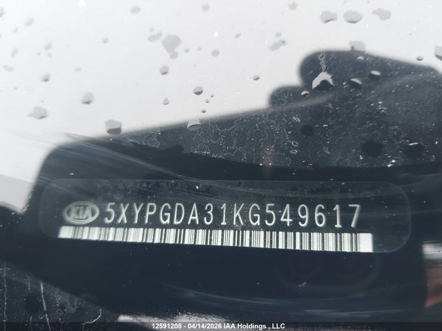 Продажа на аукционе авто 2019 Kia Sorento 2.4l Lx, vin: 5XYPGDA31KG549617, номер лота: 12591208