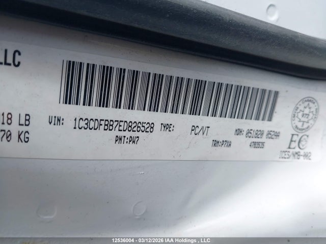Продажа на аукционе авто 2014 Dodge Dart Sxt, vin: 1C3CDFBB7ED826528, номер лота: 12536004