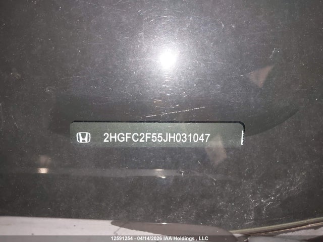 2HGFC2F55JH031047 Honda Civic