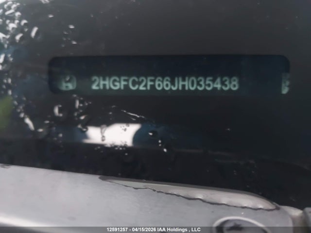 2HGFC2F66JH035438 Honda CIVIC SE