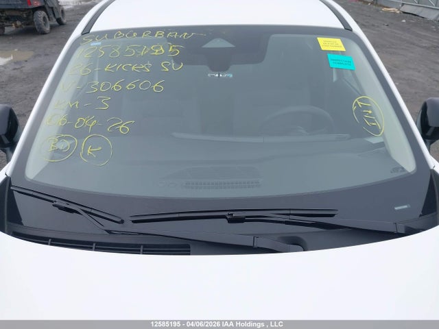Продажа на аукционе авто 2026 Nissan Kicks Sv, vin: 3N8AP6CB3TL306606, номер лота: 12585195