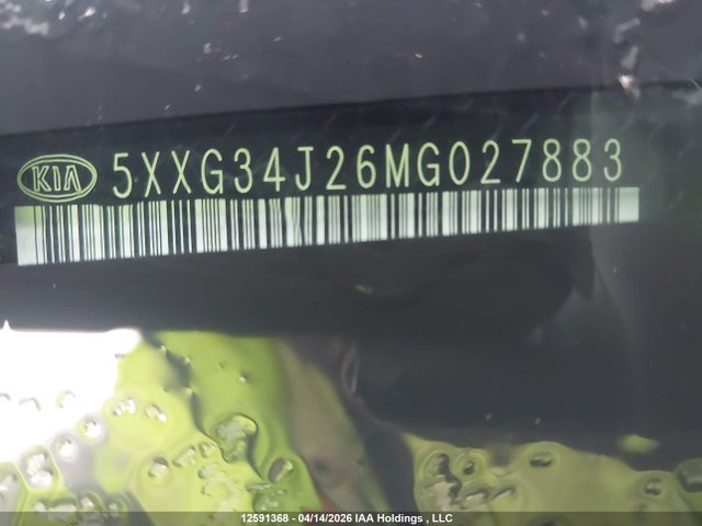 5XXG34J26MG027883 KIA K5 EX