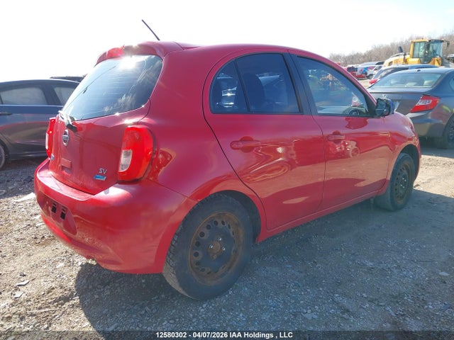 2015 Nissan Micra S/sr/sv მანქანა იყიდება აუქციონზე, vin: 3N1CK3CP8FL256094, აუქციონის ნომერი: 12580302