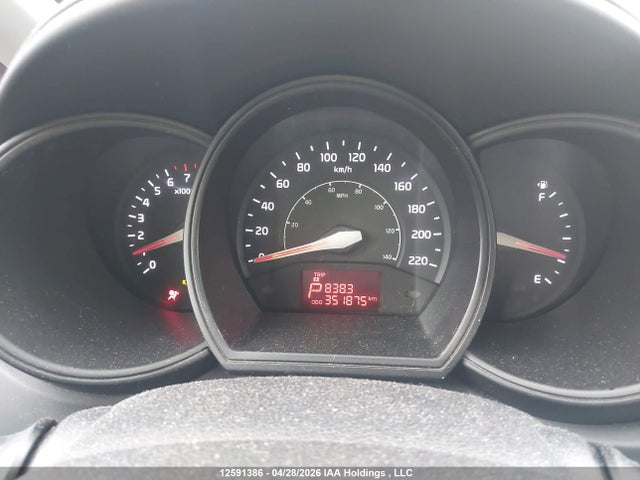 12591386 :رقم المزاد ، KNADM5A37D6812004 vin ، 2013 Kia Rio Ex/lx/lx+/sx مزاد بيع
