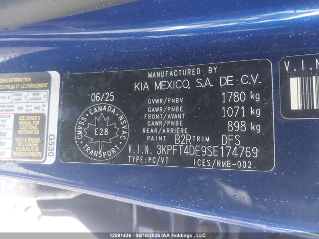 KIA K4 Lx 2025 3KPFT4DE9SE174769 Image 18