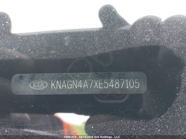 KNAGN4A7XE5487105 KIA OPTIMA EX
