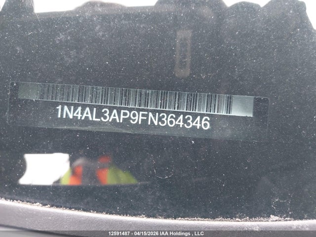 1N4AL3AP9FN364346 Nissan Altima 2.5/s/sv/sl