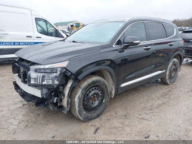 2021 Hyundai Santa Fe Luxury Hybrid Awd მანქანა იყიდება აუქციონზე, vin: KM8S5DA18MU013498, აუქციონის ნომერი: 12591491