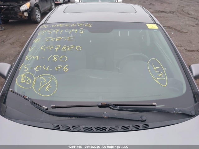 12591495 :رقم المزاد ، KNAFX4A67G5497820 vin ، 2016 Kia Forte 1.8l Lx/1.8l Lx+ مزاد بيع