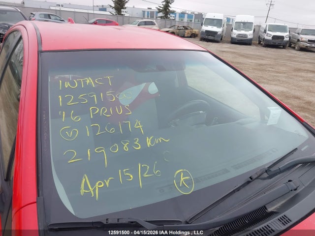 JTDKDTB30G1126174 Toyota PRIUS C