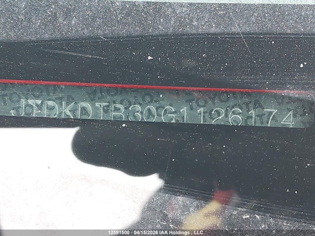 JTDKDTB30G1126174 Toyota PRIUS C