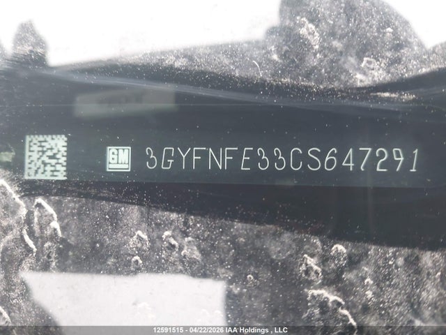 Aukcja sprzedaży 2012 Cadillac Srx Premium Collection, vin: 3GYFNFE33CS647291, numer aukcji: 12591515