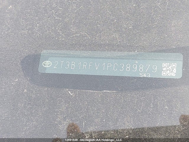 2023 Toyota Rav4 Le მანქანა იყიდება აუქციონზე, vin: 2T3B1RFV1PC389879, აუქციონის ნომერი: 12591528