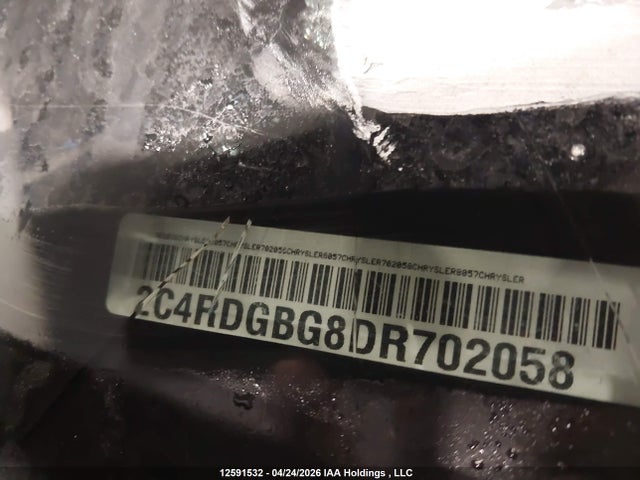 12591532 :رقم المزاد ، 2C4RDGBG8DR702058 vin ، 2013 Dodge Grand Caravan Se/sxt مزاد بيع