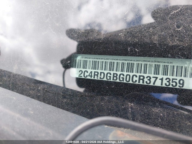 Продаж на аукціоні авто 2012 Dodge Grand Caravan Se, vin: 2C4RDGBG0CR371359, номер лоту: 12591538