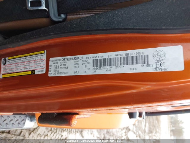 Продажа на аукционе авто 2011 Jeep Wrangler Unlimited Sahara, vin: 1J4BA5H19BL576326, номер лота: 12591551