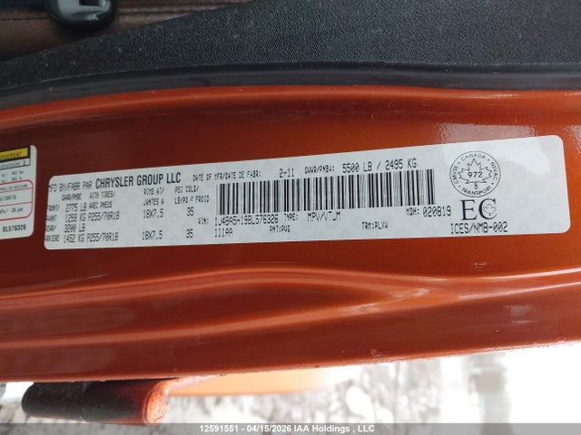 Продажа на аукционе авто 2011 Jeep Wrangler Unlimited Sahara, vin: 1J4BA5H19BL576326, номер лота: 12591551