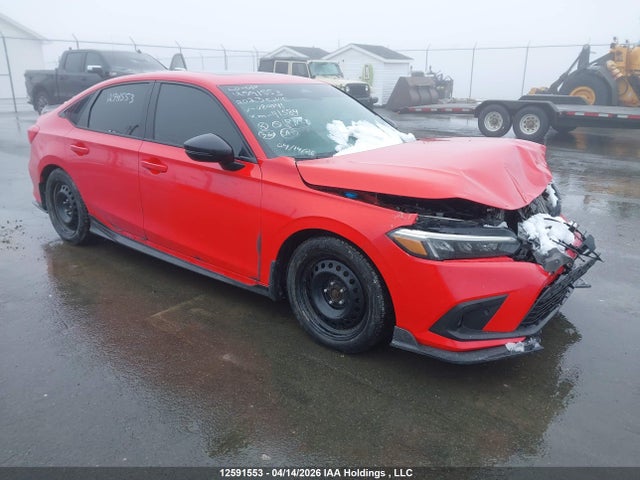 2023 Honda Civic Si Si მანქანა იყიდება აუქციონზე, vin: 2HGFE1E59PH080041, აუქციონის ნომერი: 12591553