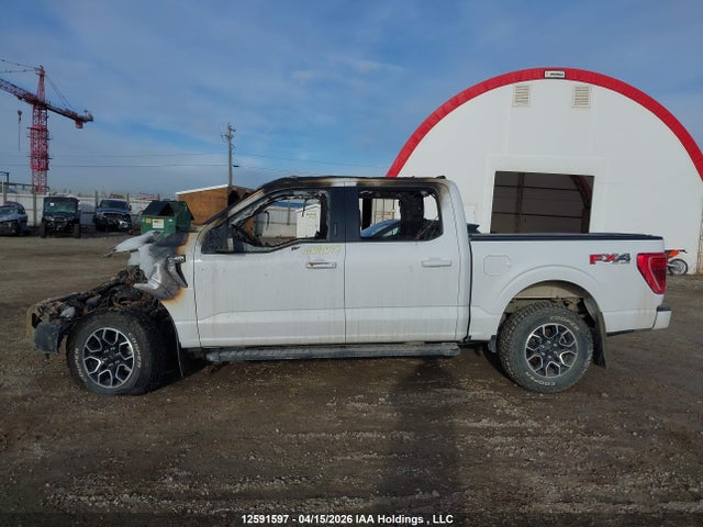 12591597 :رقم المزاد ، 1FTFW1E88NKD12835 vin ، 2022 Ford F150 Supercrew مزاد بيع