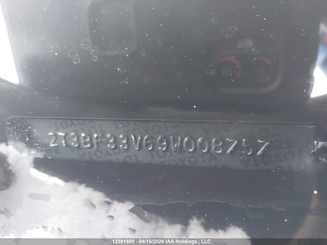 2009 Toyota Rav4 მანქანა იყიდება აუქციონზე, vin: 2T3BF33V69W008757, აუქციონის ნომერი: 12591600