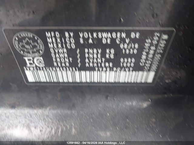3VWC17AU0HM503991 Volkswagen GOLF SPORTWAGEN