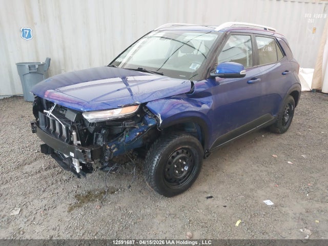 12591687 :رقم المزاد ، KMHRC8A37NU132691 vin ، 2022 Hyundai Venue Sel/limited مزاد بيع