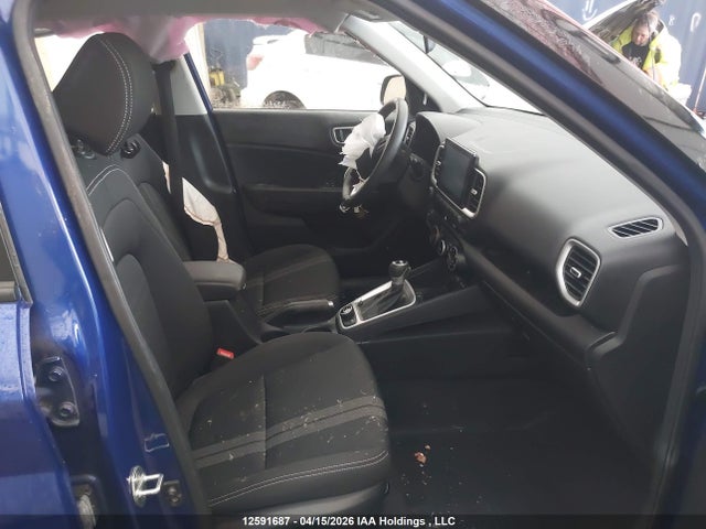 12591687 :رقم المزاد ، KMHRC8A37NU132691 vin ، 2022 Hyundai Venue Sel/limited مزاد بيع