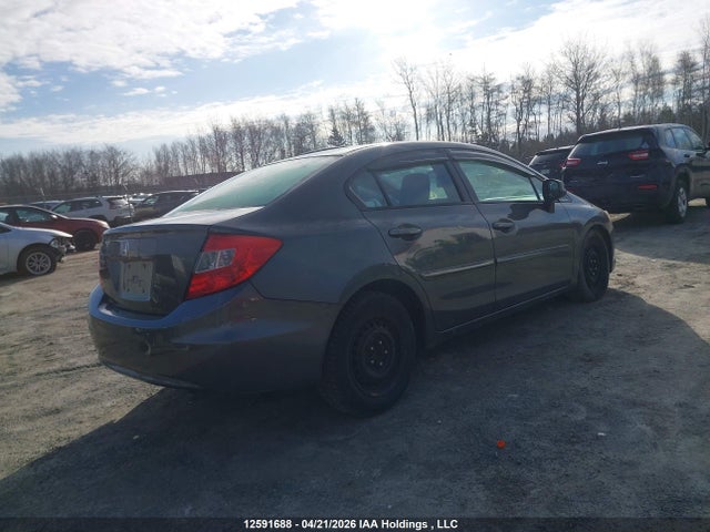 2012 Honda Civic Lx მანქანა იყიდება აუქციონზე, vin: 2HGFB2F40CH009003, აუქციონის ნომერი: 12591688