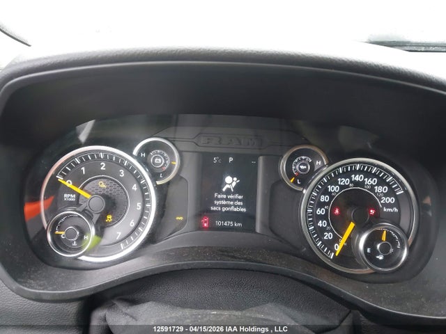 12591729 :رقم المزاد ، 1C6SRFCT5KN750207 vin ، 2019 Ram 1500 Tradesman مزاد بيع