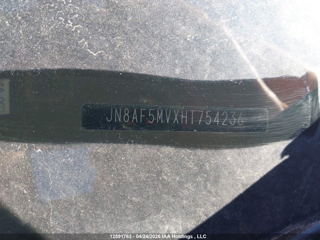 Продажа на аукционе авто 2017 Nissan Juke, vin: JN8AF5MVXHT754236, номер лота: 12591763