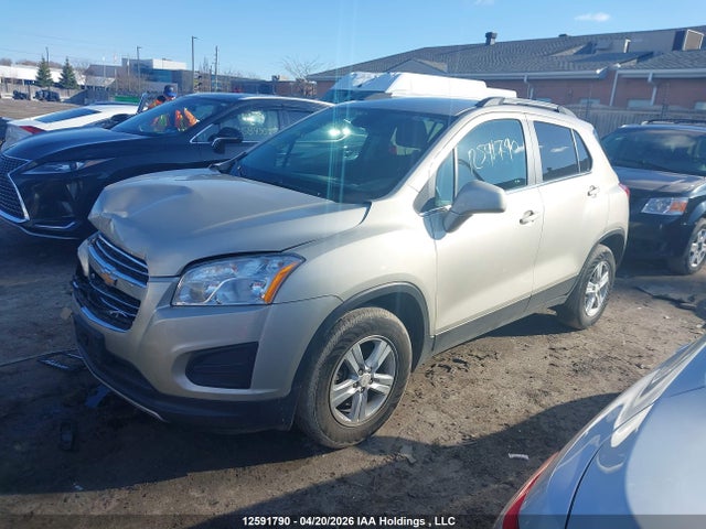 Продаж на аукціоні авто 2016 Chevrolet Trax Lt, vin: 3GNCJPSB2GL255108, номер лоту: 12591790
