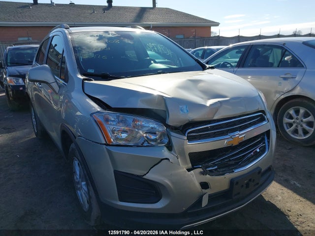 Продаж на аукціоні авто 2016 Chevrolet Trax Lt, vin: 3GNCJPSB2GL255108, номер лоту: 12591790