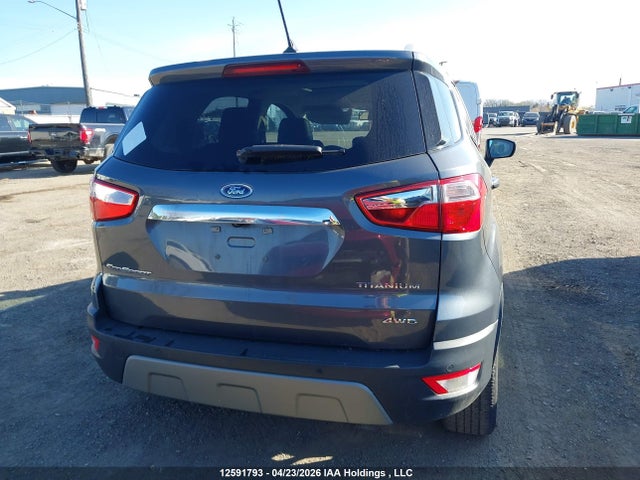 Auction sale of the 2020 Ford Ecosport Titanium, vin: MAJ6S3KL5LC342940, lot number: 12591793