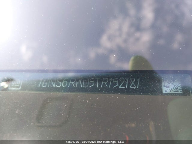 Aukcja sprzedaży 2026 Chevrolet Tahoe Rst, vin: 1GNS6RKD5TR152181, numer aukcji: 12591796