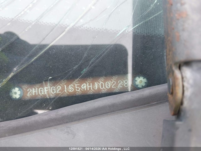 Продаж на аукціоні авто 2009 Honda Civic Cpe, vin: 2HGFG21559H100228, номер лоту: 12591821