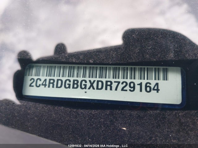 12591832 :رقم المزاد ، 2C4RDGBGXDR729164 vin ، 2013 Dodge Grand Caravan Se مزاد بيع