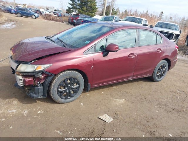 Продаж на аукціоні авто 2013 Honda Civic Lx, vin: 2HGFB2F41DH004152, номер лоту: 12591930