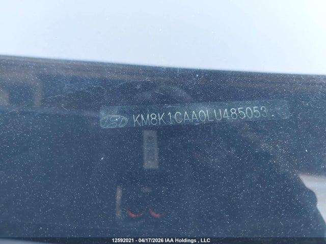 2020 Hyundai Kona Essential 4p Ti მანქანა იყიდება აუქციონზე, vin: KM8K1CAA0LU485053, აუქციონის ნომერი: 12592021