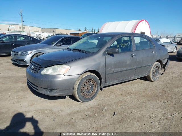 2003 Toyota Corolla Ce/le/s მანქანა იყიდება აუქციონზე, vin: 2T1BR32E43C724843, აუქციონის ნომერი: 12592033