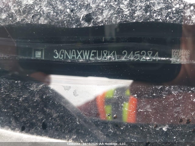 2019 Chevrolet Equinox Lt მანქანა იყიდება აუქციონზე, vin: 3GNAXWEU8KL245284, აუქციონის ნომერი: 12592044